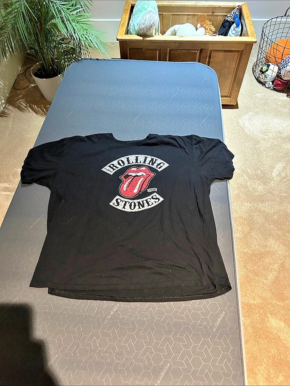 Rolling Stones Graphic Short Sleeve Tee Black Size 2X